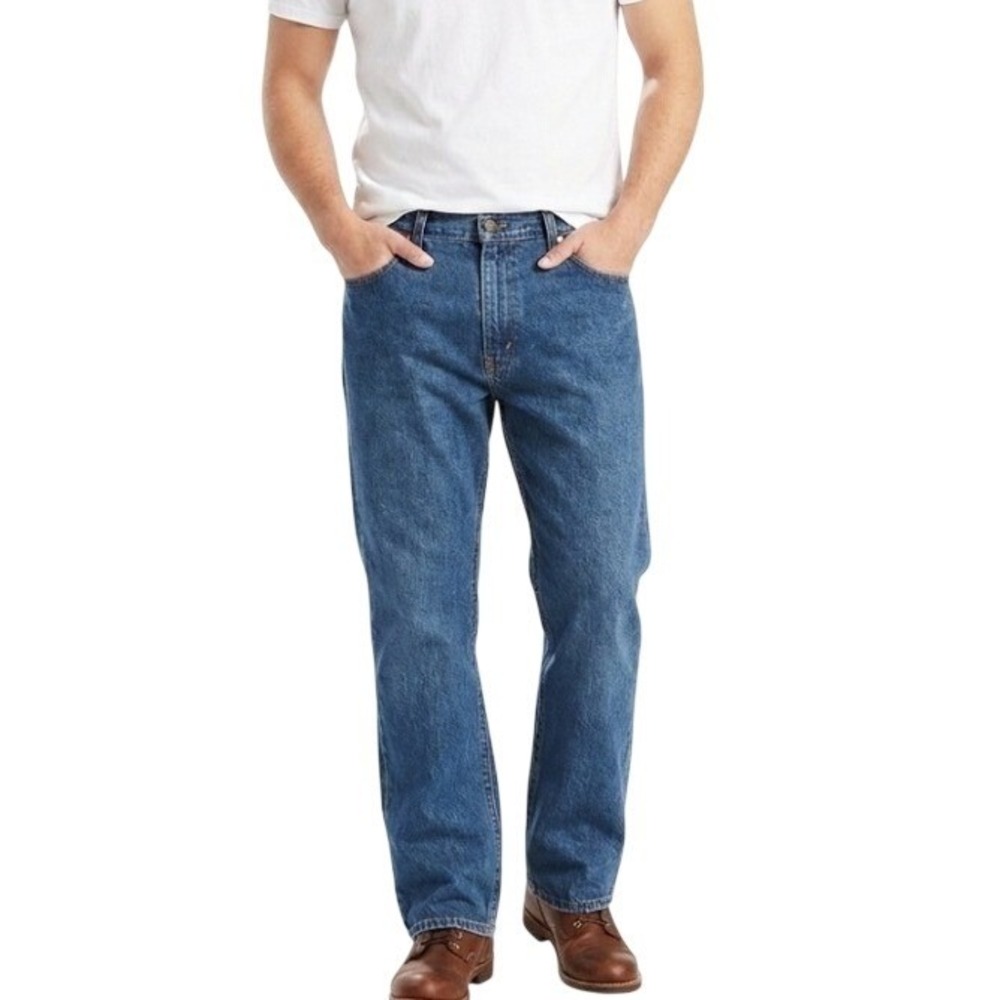 Levi's 517 Bootcut Jeans Mens 40x30 Blue Denim Western Classic Fit 00517-0217